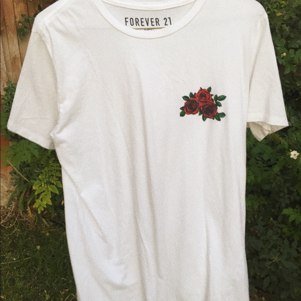 rose detail shirt